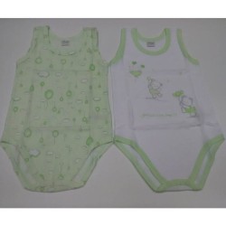 BODY SL 2 PZ ELLEPI COTONE BODY  
