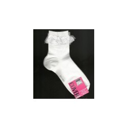 CORTA  RICCIO ENRICO COVERI COTONE CALZA BCO