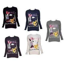 T SHIRT ML DOLCEVITA DISNEY INTERLOOK MAGLIA CILI/GRI