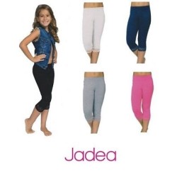 CAPRI CON PIZZO JIADEA COTONE PANTALONI BLU
